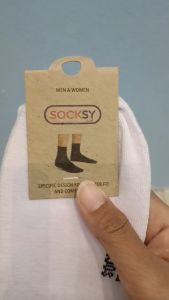 ถุงเท้านักเรียน ข้อสั้น Socksy ระดับตาตุ่ม สีขาวล้วน ขนาด Free size แพ็ค 12 คู่ / 6 คู่ / 3 คู่ สินค้าพร้อมส่ง