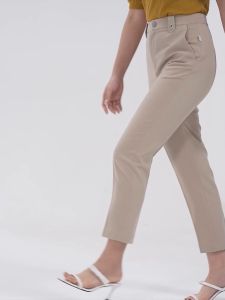 Quần tây âu nữ YODY lưng cao tôn dáng vải co giãn thoải mái QAN5092