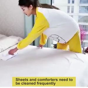 Handheld UV Cordless Rechargeable Dust Suction Bed Sheets Mites Remover Vacuum Cleaner / Penyedut Hampagas