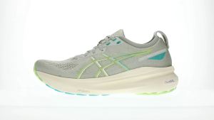 ASICS Men GEL-KAYANO 31 Running Shoes in White Sage/Birch