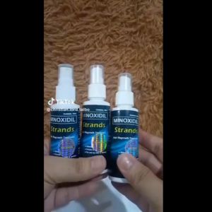 Minoxidil Strands (3 bottles) 6% Minoxidil Topical Solution (60ml per bottle) Hair Grower beard Grow