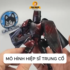 Bộ Lắp Ráp Mô Hình 3D Hiệp Sĩ Trung Cổ Knight Figure Đồ Chơi Kit Dummy Lucky 13 Có Giáp Và Phụ Kiện Khớp Nối Linh Hoạt