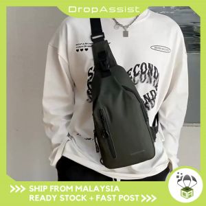 DROPASSIST 2082 READY STOCK Waterproof Men Waist Bag Chest Bag Anti-Theft Man Sling Pouch Beg Silang Beg Pinggang Lelaki