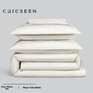 KANGERXIN | High-Grade 140 Thread Count Egyptian Cotton Four-Piece Bedding Set
