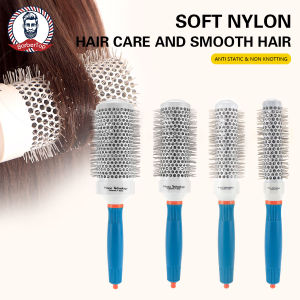 BarberTop 4 Sizes Salon Hairdressing Styling Tools Round Hair Comb Hairdresser Curling Ceramic Iron Barrel Brushes