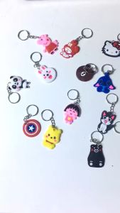 [PK01] Một MÓC KHÓA nhựa dẻo hoạt hình dễ thương nhiều mẫu mã may mắn - L2M