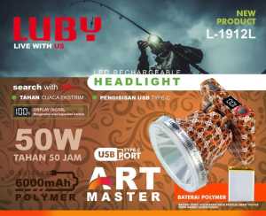 Senter Kepala Luby 50 Watt L 1912 Waterproof / Luby L1912