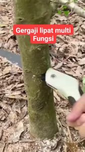 Gergaji tangan lipat multifungsi Gergaji cabang pohon Gergaji pemangkas Gergaji kayu mini