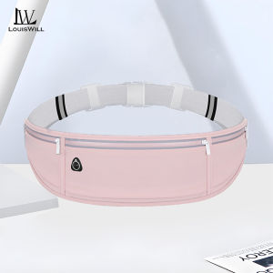 LouisWill Sports Waist Pack Multi Functional Waist Belts Lightweight Seamless Waterproof And Reflective Running Pouch Mens And Womens Outdoor  Waist Pack Belt Bag