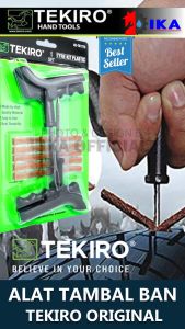 Tekiro Alat Tambal Ban Tubles Set - Tire Repair Kit Tubeless Motor Mobil Tekiro Tubles Tambal Ban Set Gagang Besi Plastik Tubeless Tire Kit Metal Alat Tambal Ban Tekiro / Tubeless Gagang Plastik / Tyre Kit Plastic TEKIRO AU-TK1775