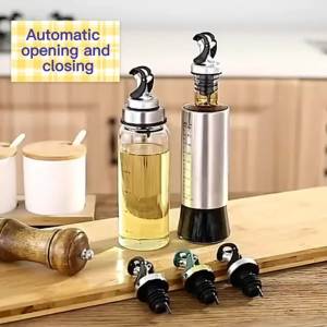 3/6Pcs Oil Bottle Nozzle Wine Liquor Dispenser Seal Leak-proof Oil Bottle Stopper Cap Flip Top Sprayer Kitchen Accessories
