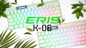 Keyboard Gaming NYK Nemesis K-06 Eris Wired Membrane With Holder