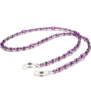 Liu Yifan Beads Eyeglass Cord Vintage Anti-Slip Strap Glasses Chain Purple Style Optics Accessories Care Products Zippos Swiss Army Knives