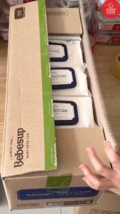 Khăn Ướt Cao Cấp BebeSup Signature 70 Tờ Nhập Khẩu Hàn Quốc