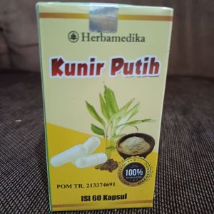 Kapsul Kunir Putih Herbamedika BPOM