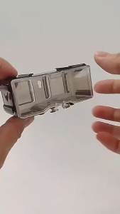 5pcs Toy Model Car Display Case Acrylic Clear Storage Box 1:64 Scale For Diecast Cars Display