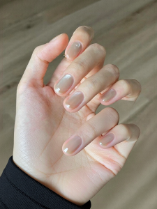 Candy Moyo | Son Gel Móng Tay Hoàn Hảo Một Bước Nude Lấp Lánh Vảy Cá Mắt Mèo