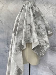 Vải Denim Dày Thêu Thắt Nơ DIY Hanfu Thiết Kế Vải Áo Khoác Quần Áo Cao Cấp in Sơn Dầu Phong Cách Dày Dặn