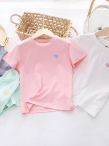 XIUDUANHEDU | Breathable Round Neck Cute Embroidery T-Shirt