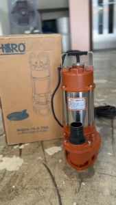 ไดโว่ 2 นิ้ว ปั้มแช่ไดโว่ ปั้มน้ำ ปั๊ม HERO รุ่น WQD6-16-0.75G  (1HP)(750W)