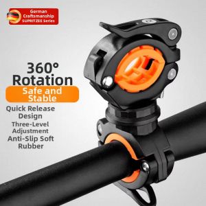 ZHENMIAO | Rotatable Flashlight Bike Light Mount Accessory