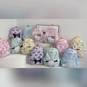 Balo Hello Kitty cỡ lớn 33cm cho bé 4-8 tuổi balo học sinh tiểu học siêu nhẹ
