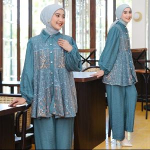 Baju Wanita Setelan The New Neira One Set Terbaru Dan Terviral Elegan Trendy Fashion Wanita Kekinian