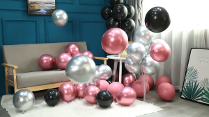 Colorful Party Balloons 100pcs 10inch Chrome Metallic Latex Balloons Birthday Party Balloons for Party Wedding Christmas Decoration