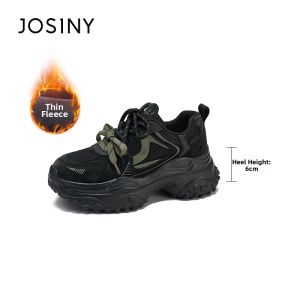 Josiny | Warm Fleece Retro Dad Shoes Womens Casual Shoes