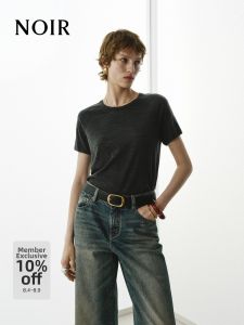 MO&Co. | Black Series Woolen Sweater Fine Merino Semi-sheer Textured