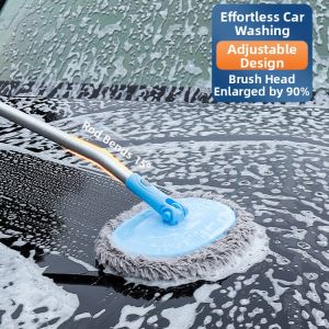 ZHUOLESHI | Non-scratch Soft Chamois Car Wash Tool 15-degree Bend