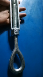 Twin Industrial Eye-Jaw Turnbuckle Hot Dip Galvanized 10-16mm Heavy-Duty Forged Steel Turnbuckle