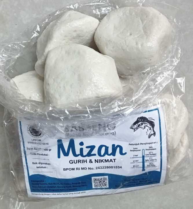 Basreng merk Mizan isi 10 butir ( Biru) )