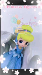 JomParty Birthday Cake Topper Princess Snow White Belle Little Mermaid Sofia Dekorasi Hiasan Kek Hari Jadi  Puteri Comel