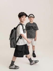 Breathable Dye-Effect Boy T-Shirt