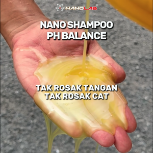 NANO Car Shampoo Wax | Hyper Wash 2 in 1 Car Nano Shampoo for Auto Car Detailer Pusat Cuci Kereta | syampu Cuci Kereta Wash & Shine | Platinum Motorcycle Bike Wash | Sabun cuci kereta - NANOLAB