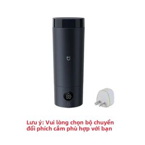 Xiaomi Mijia LED Thermos Cốc Sưởi Ấm Bằng Điện Cầm Tay Ấm Đun Nước Bằng Thép Không Gỉ 316 Để Du Lịch Cà Phê Điều Khiển Từ Xa Thông Minh
