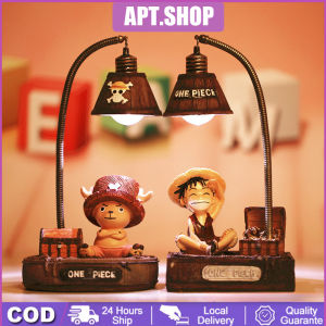 Lampu Malam One Piece Luffy Dekorasi Rumah Kreatif Ornamen Kerajinan Resin