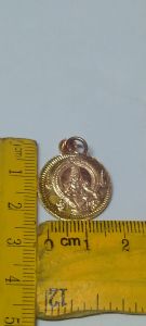 Saamy locket silver colour wt 1meter yellow kayiru
