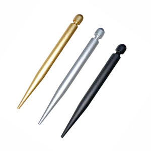 ตะปูโฆษณาทรงปากกาหัวกลมอะลูมิเนียม 2 ชิ้น ใช้สำหรับยึดและรองรับป้ายโฆษณาอะคริลิค ของตกแต่งโต๊ะ