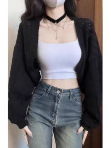 HUOLISI | Summer Sun Protection Batwing Lace Knitted Cardigan