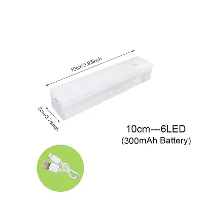 Motion Sensor Light Wireless LED Night Light USB Rechargeable Night Lamp For Kitchen Cabinet Wardrobe Lamp Staircase Backlight