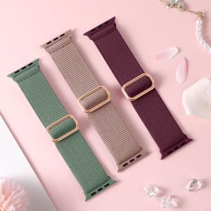 สายรัดยืดหยุ่นสำหรับนาฬิกา Apple 3แพ็คสำหรับผู้หญิง40มม. 38มม. 44มม. 42มม. 41มม. 45มม. สายรัดข้อมือยืดได้สำหรับ iWatch Series 9 8 7 6
