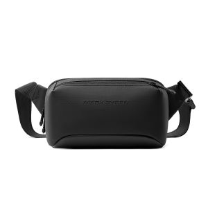 Mark Ryden Men Sling Crossbody Bag 2.4L Multi-pocket Chest Bag Water Repellent Fabric Urban Daily Commuter Fanny Pack