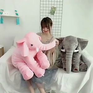 VOI HỒNG GẤU BÔNG VOI XÁM VOI NẰM MỀM MỊN GÒN MỀM CHO BÉ