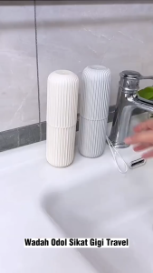 Tempat Sikat Gigi Travel Portable Tabung Odol Anti Bakteri Organizer Toiletries Praktis