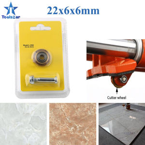 Toolstar เครื่องมือตัดวงล้อใบมีดซีเมนต์โรตารีคาร์ไบด์กระเบื้องตัดทนทาน22x6x6mm