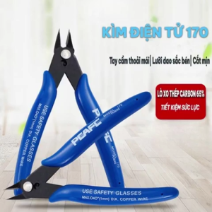 Kìm cắt dây điện vật nhỏ xiên vỏ nhựa chất lượng cao - MOGEE