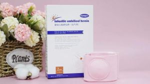 2pcs Infantile umbilical hernia belt Umbilical Hernia Therapy Treatment Belt Breathable Bag Elastic Cotton Strap