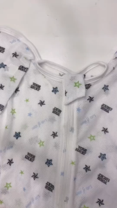 Nhộng chũn cho bé Mingo Bunny thông hơi mở tay giúp bé ngủ ngon giảm giật mình thoáng mát mềm mịn khoá 2 chiều